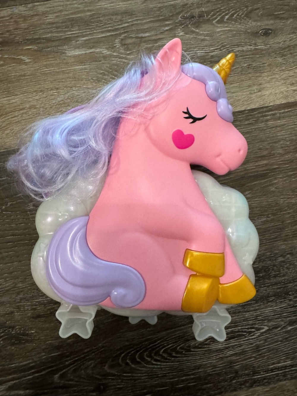 Polly Pocket Rainbow Unicorn Salon Playset - Some accessories included